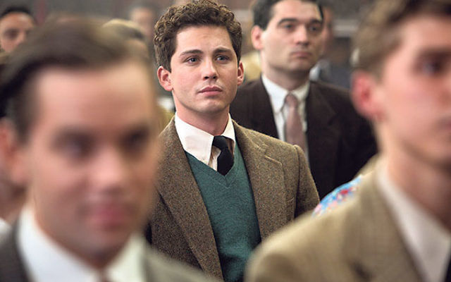 Logan Lerman in a scene from Indignation, a film adaptation of the Philip Roth novel.      