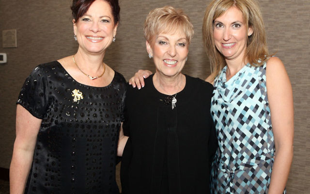At the 2009 Main Event are honoree Beth Krinsky of Manalapan, right, and chairs Robin Parness Lipson, left, and Dawn Barofsky. Photo courtesy Jewish Federation of Monmouth County