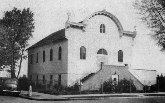 First synagogue of Congregation Agudath Achim, built 1911-16 at First and Center streets. Photos courtesy Freehold Jewish Center