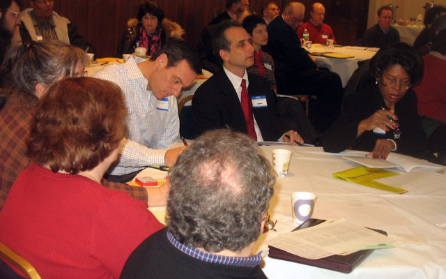 About 50 people came to a workshop for the unemployed at Oheb Shalom Congregation in South Orange on Jan. 7.