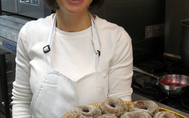 Pastry chef Michelle Retik of Millburn makes her signature sweet potato doughnuts in Michelle’s Bakery & Cakery, her new kosher establishment in Springfield.