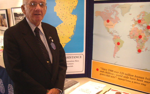 Dr. Paul Winkler at 25th anniversary event of the Commission on Holocaust Education at Kean University in Union in October 2007.