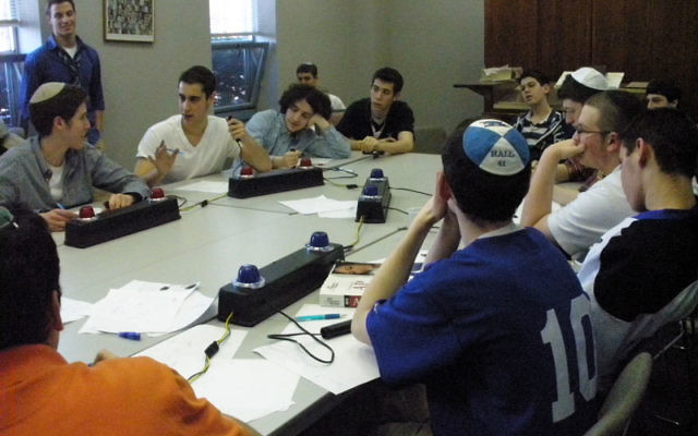 College Bowl teams from the New Jersey division of the Yeshiva College Bowl League competed March 16 in South River during the last meet of the year.