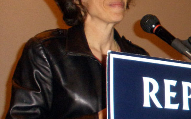 Jennifer Rubin, chief blogger and contributing editor for Commentary magazine, criticized the Obama administration’s handling of the Israeli-Palestinian conflict. Photo by Debra Rubin