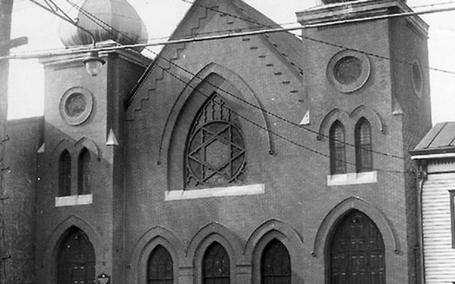 The original Ahavath Israel Congregation on Centre Street in Trenton. The congregation moved to Ewing in the mid-1960s.