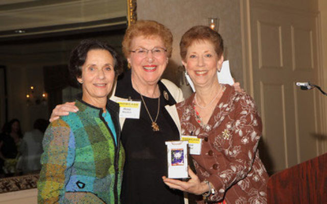 At last year’s Women’s Campaign Spring Luncheon, Carol Pollard, right, and Marsha Freeman, left, presented Rose Movitch with the Woman of Valor Award. Pollard will receive the 2010 Community Service Award at the annual meeting of the United