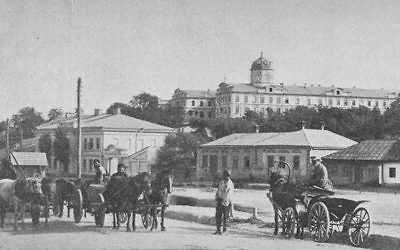 A street in Kishinev in the 1880s. Courtesy of Liveright Publishing