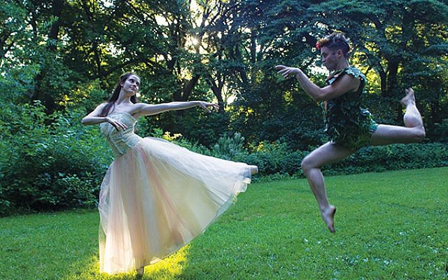 Dancers Anne Sandefur and Garrett McCann will perform in the Axelrod Contemporary Ballet Theater’s production of “A Midsummer Night’s Dream.” Photo by Ernesto Mancebo