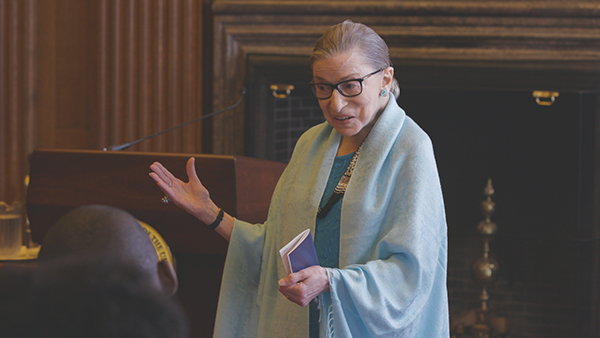 From “RBG.” Photo courtesy Magnolia Pictures