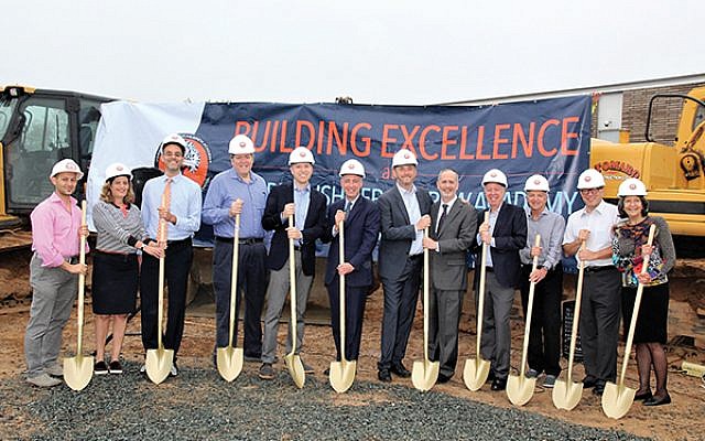 Leaders donned hard hats and grabbed shovels to kick off construction of the “Side Six” recreational facilities.