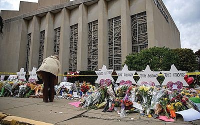 The year in hate: Pittsburgh’s Tree of Life synagogue, site of the shooting rampage in October that left 11 dead. Getty Images