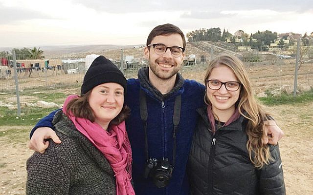 Provocation or principled stand? Emily Bloch, Ben Doernberg, Shira Tiffany were ejected from Birthright tour. Courtesy of Emily Bloch