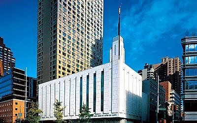 An LDS Temple in Manhattan. Via utahvalley360.com