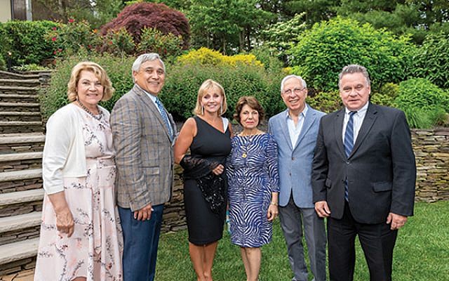 From left, Vita and George Kolber, hosts of “Starry Night Generations Writing for Right,” with Honorable Kim Guadagno, Sossie and Tavit Najarian, and Rep. Chris Smith (R-Dist. 4). Photo by Patty’s Pixels Event Photography