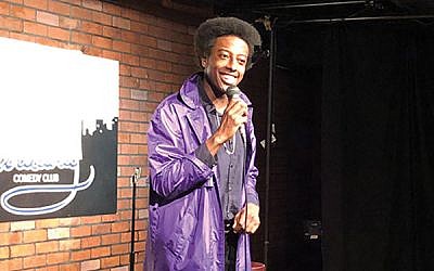 Afro-centric humor: Roslyn native James “The Sha” Beamon is this year’s Funniest Jewish Comedian. Gloria Davidson