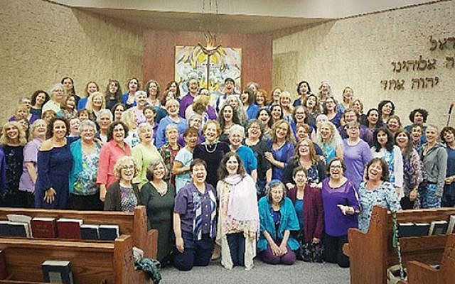 Participants in the Women Cantor’s Network conference, held at Adath Shalom in Morris Plains June 17-20. Photo courtesy Cantor Lois Kittner