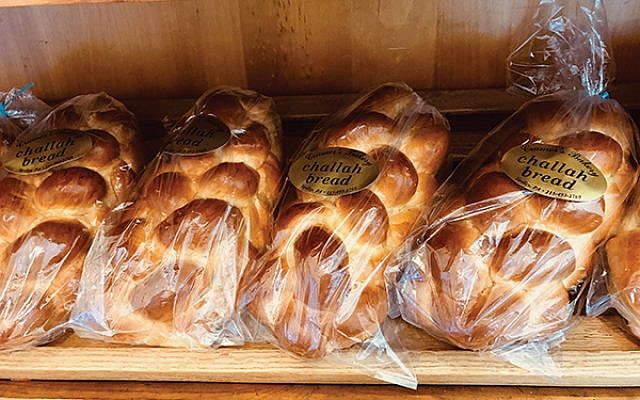 Challahs for sale at Cramer’s Bakery in Yardley, Pa., which has been certified kosher since 1993. Photos by Jed Weisberger