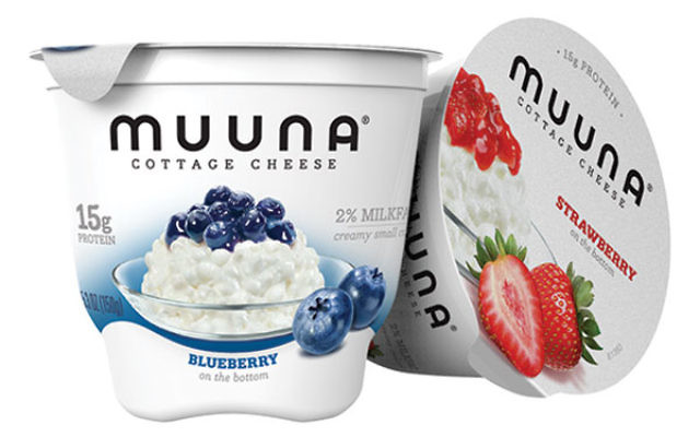 Muuna adds fruit to some varieties of cottage cheese to appeal to the American palate. 