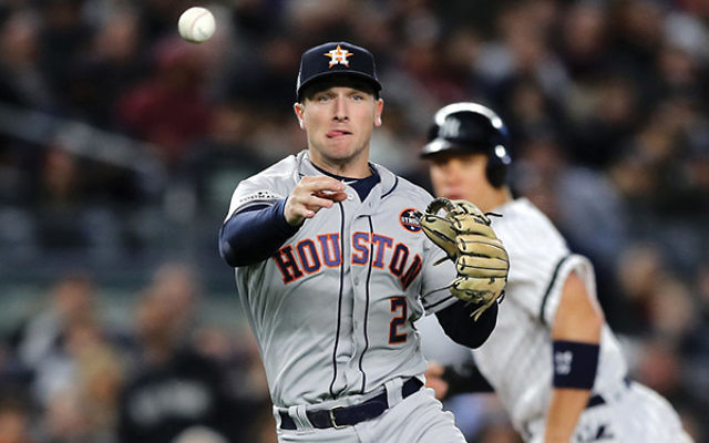The Astros’ Alex Bregman, above, and the Dodgers’ Joc Pederson. Photos by Getty Images