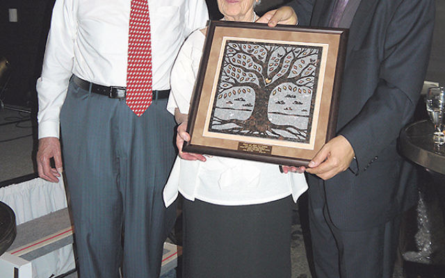 Honorees Paula and Jerry Gottesman with Gottesman RTW Academy head of school Moshe Vaknin.&nbsp;&nbsp; &nbsp;
