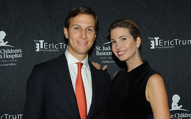 Jared Kushner and his wife, Ivanka Trump, at the Trump National Golf Club in suburban New York, Sept. 21, 2015. (Bobby Bank/WireImage/Getty Images)