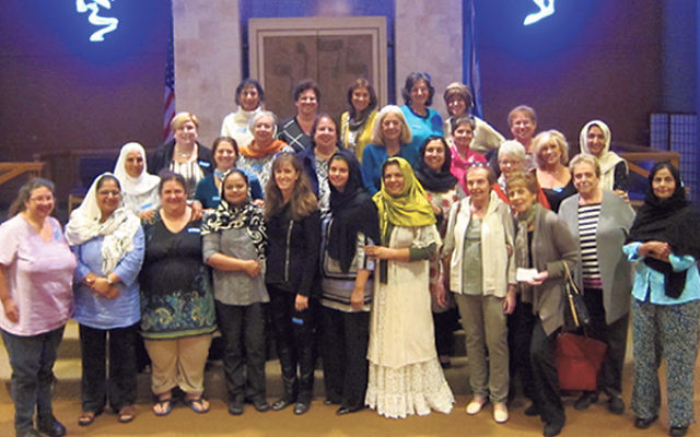 Women of Temple Rodeph Torah and the local Islamic community spent the evening of Oct. 11 eating together and learning about each other.