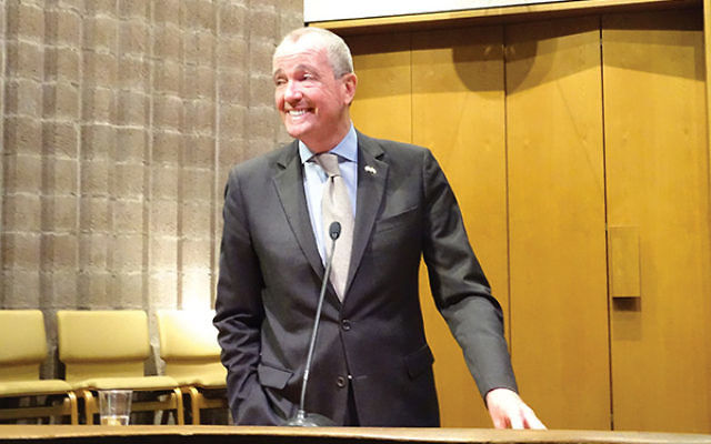 Democratic candidate Phil Murphy said he wants “to be governor of the state we used to be.” Photo by Robert Wiener