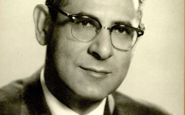 Leo Yanoff as president of the Jewish Community Council of Essex County from 1958 to 1960.