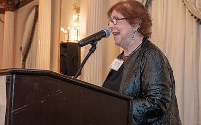 At the Lieberman Humanism in Health Awards dinner, Marsha Atkind, Healthcare Foundation of NJ executive director, said providing care goes “beyond fighting disease and infirmity; it is about healing in the truest sense of that word.” Photo by Shelley Kusnetz Photography