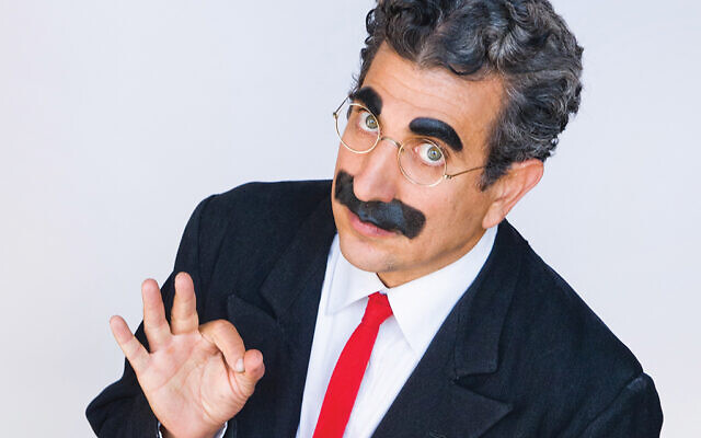 Frank Ferrante as Groucho Marx. Photo by Michael Doucett