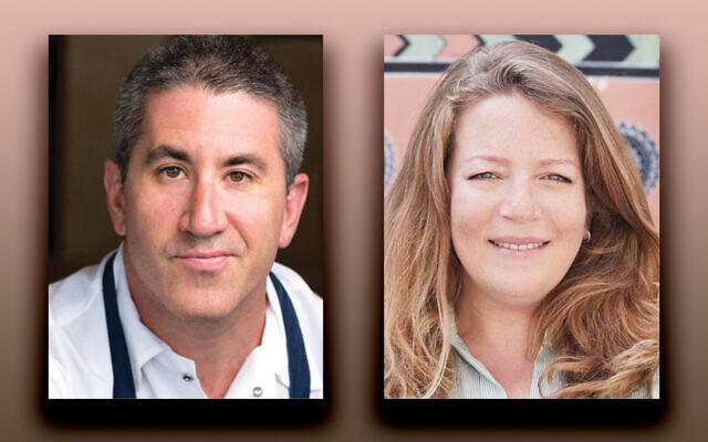 Chef Michael Solomonov, left, and cookbook editor Adeena Sussman (Photos courtesy RJFS) Chef Michael Solomonov, left, and cookbook editor Adeena Sussman (Photos courtesy RJFS)