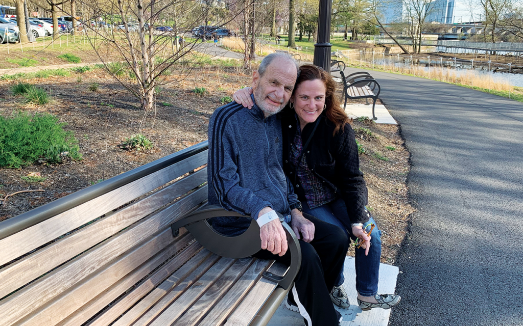 Lori Fein and her father, Michael Fein. Lori Fein and her father, Michael Fein.