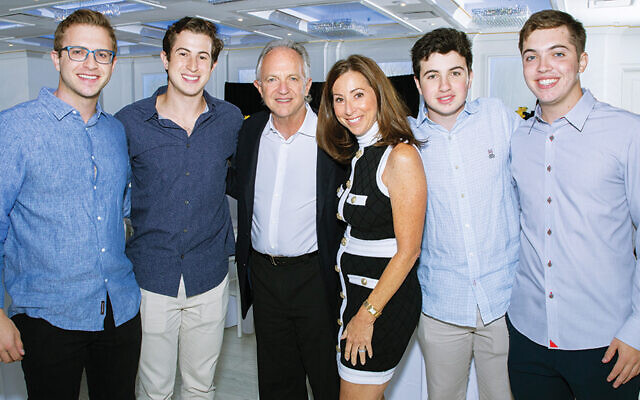 Deborah and Wayne Zuckerman and family. (Courtesy MJH)