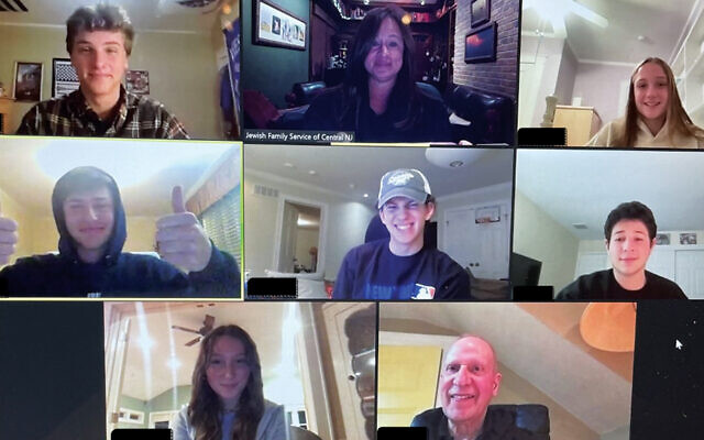 The WAYVE Teen Foundation Board met virtually to make its final award decisions. (Courtesy JFSCNJ)