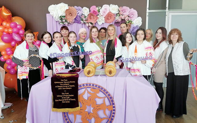 These are some of the women who celebrated becoming bat mitzvah in Moscow with Project Kesher.