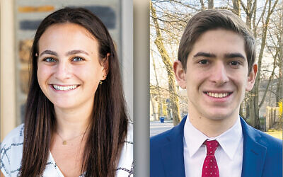 Kyra Cooperman, left, and Max Alweiss