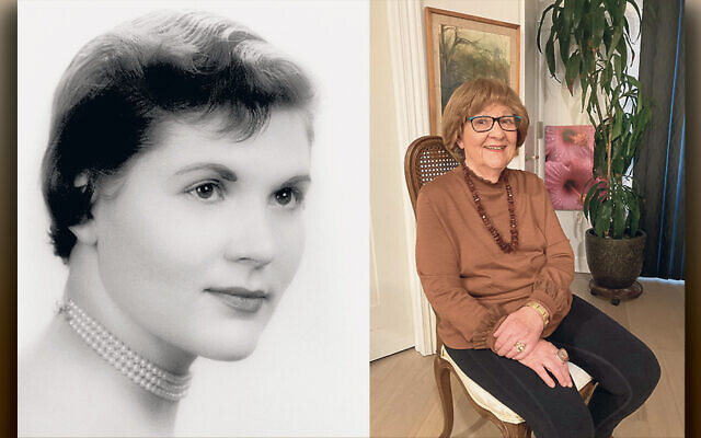 Madeleine Forman when she made the recording, left, and today. (Courtesy of the Forman family)
