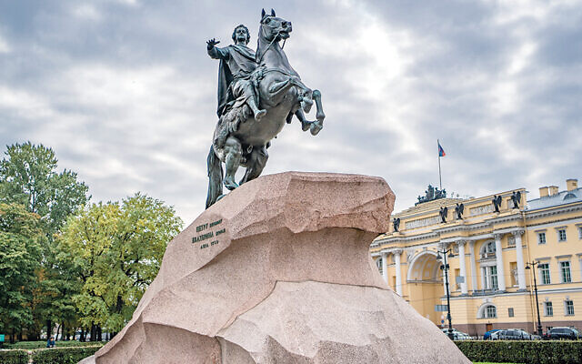 Monument of Peter the Great in Saint Petersburg, Russia.