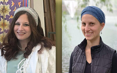 Rabbi Rachel Salston, left, Tzivya Kraus