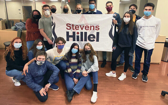 Last year, students gathered at a meeting of the Stevens Institute’s new Hillel chapter.