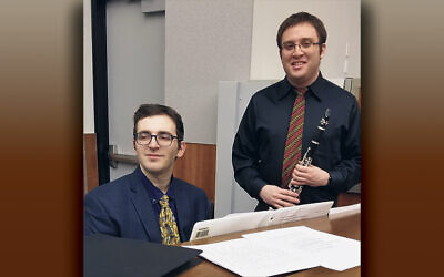 Jordan Aronson, right, and Harris Engel will play on Friday night.