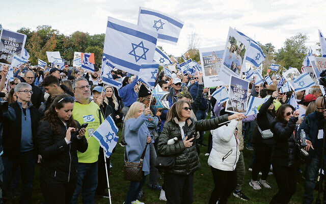ON THE COVER: About 5,000 people from across the community rallied in Livingston to show their support of Israel. (Photo by Jerry Siskind)