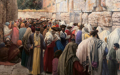 ON THE COVER:  A detail from “The Western Wall” by Gustav Bauernfiend. (Sotheby’s New York)