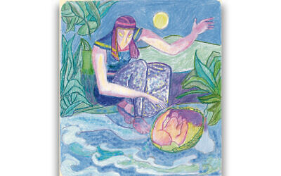“The Finding of the Infant Moses” by Tzporah Breitman Lee (Courtesy YU)