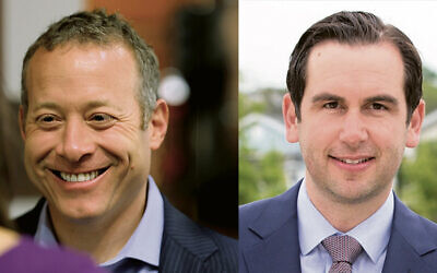 Rep. Josh Gottheimer, left, and Mayor Steve Fulop Rep. Josh Gottheimer, left, and Mayor Steve Fulop