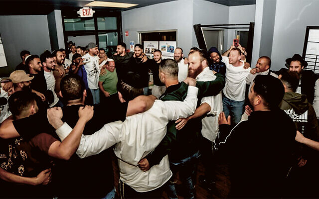 IDF soldiers enjoy a special evening in their honor at Chabad of West Orange. IDF soldiers enjoy a special evening in their honor at Chabad of West Orange.