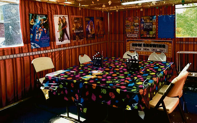 This theme was ’80s movies. The movie star in each poster has been replaced with a family member.