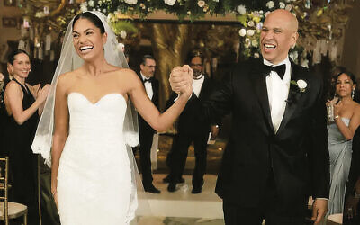 The newly married couple; the photo’s from Mr. Booker’s Instagram.