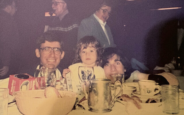 The Silver family dining at Grossinger’s circa 1983-84