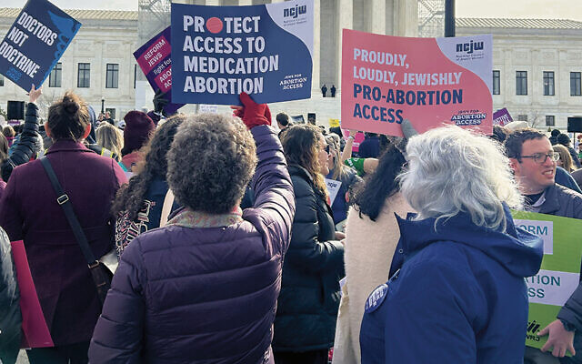 National NCJW joined a rally in Washington for abortion rights. National NCJW joined a rally in Washington for abortion rights.